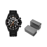 Чёрный корпус - чёрный ремешок