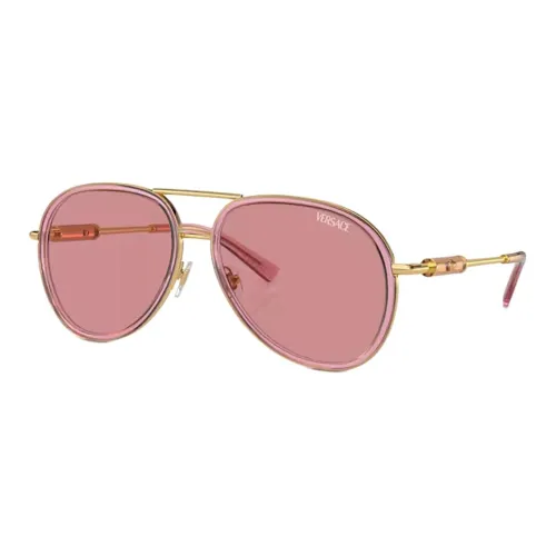 VERSACE Aviator Солнцезащитные очки Женские Золотые