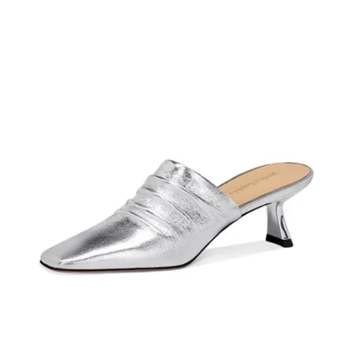 JESSICA SOPHIA Резиновая подошва устойчивая к истиранию противоскользящая домашняя обувь женская черная