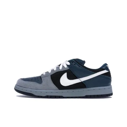 nike Dunk SB Futura Low Топ Скейтборд Кроссовки Мужские Серый Синий