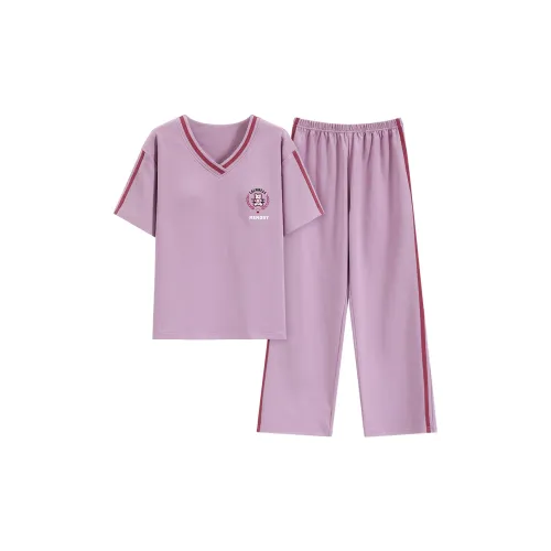 The Story Of The Flower Season Пижамный комплект женский светло-фиолетовый