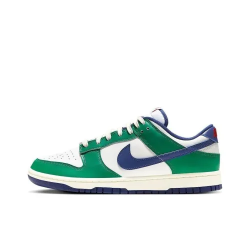 Nike Dunk Low Топ Скейтборд Кроссовки Унисекс Белый Зеленый