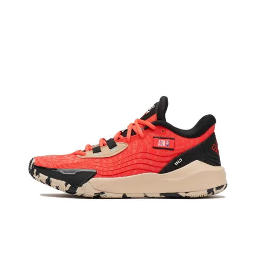 DECATHLON Баскетбольные кроссовки Low Топ Красный черный Мужской