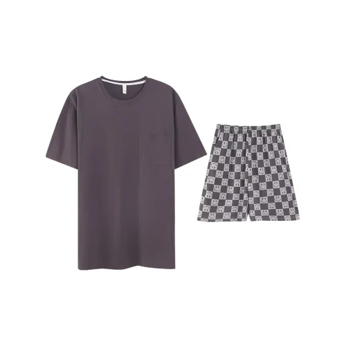 CHUDUAN Пижамный комплект мужской цвет румяна