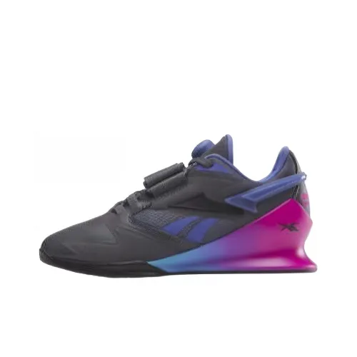 Reebok Legacy Lifter 3 Тренировочные Кроссовки Низкие Черные Фиолетовые Женские