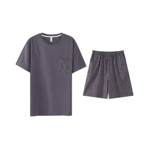 CHUDUAN Пижамный комплект мужской цвет румяна