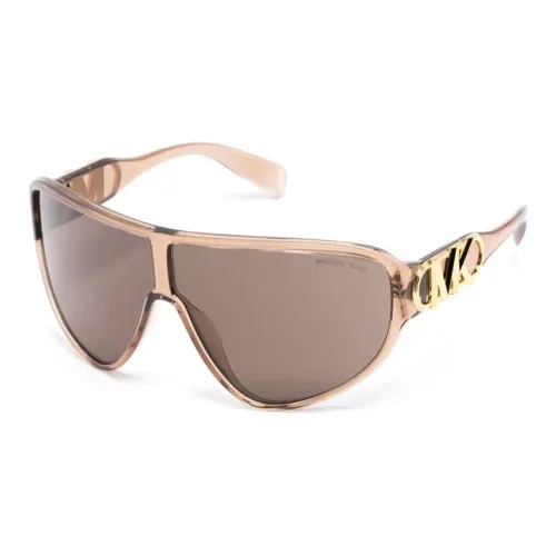 MICHAEL KORS Ацетат Нерегулярная форма Солнцезащитные очки Женские Умбра