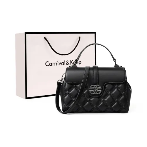 Carnival Keep Коровья кожа Сумка Стандартная Женская Черная