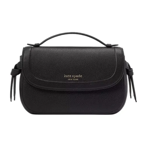 Kate Spade Knott Litchi Grain Leather Сумка через плечо Сумка через плечо Сумка для ноутбука Женская Черная