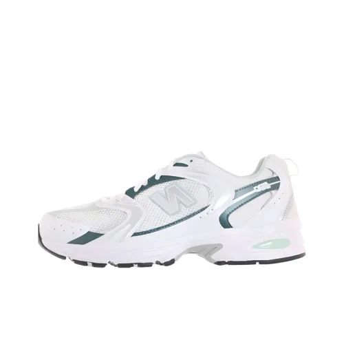 New Balance NB 530 Беговые кроссовки Низкие Бело-зеленые Мужские