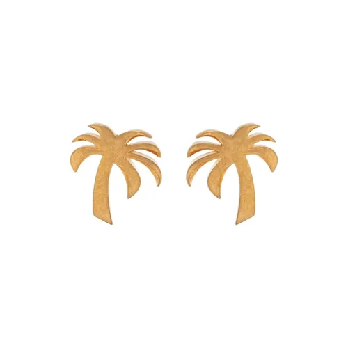 PALM ANGELS Серьги с металлическими заклепками женские золотые