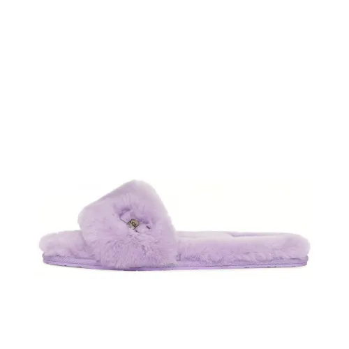 UGG FLUFF SLIDE Стильные Сандалии Женские Фиолетовые