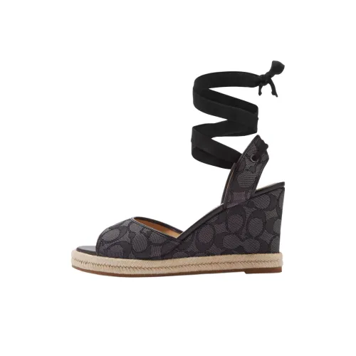 COACH Patrice one Ремень Сандалии Женские Черный