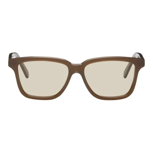 TOTEME Ацетат Квадратные Солнцезащитные очки Женские Коричневые