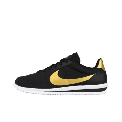 Nike Cortez Slip-Resistant Low Top Беговые кроссовки Мужские Черные Желтые