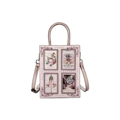 Anthracene Daydreaming Коллаборация Телячья кожа с Микрофибра Сумка через плечо Сумка Женская Многоцветная