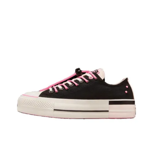 Converse Chuck Taylor All Star Термостойкая Низкая Подошва Скейтборд Кроссовки Женские Черные