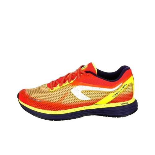 DECATHLON Беговые кроссовки Низкий верх Ночной фиолетовый/Флуоресцентный коралловый розовый Женские