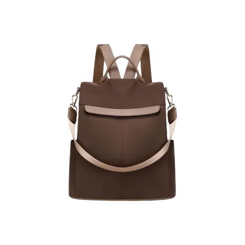 CORE BIRD Оксфорд Рюкзак Стандартный Женские Кофейный Коричневый Элегантный Черный Абрикос Звездный Серый