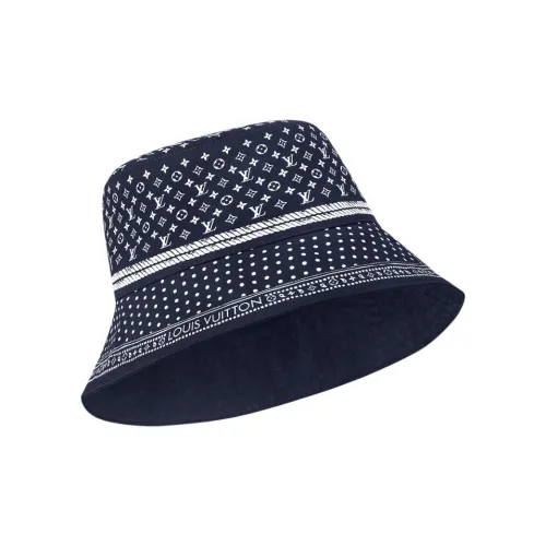 LOUIS VUITTON Вязаные соломенные шляпы Женские Синий