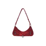 Сверкающий страз красного цвета.