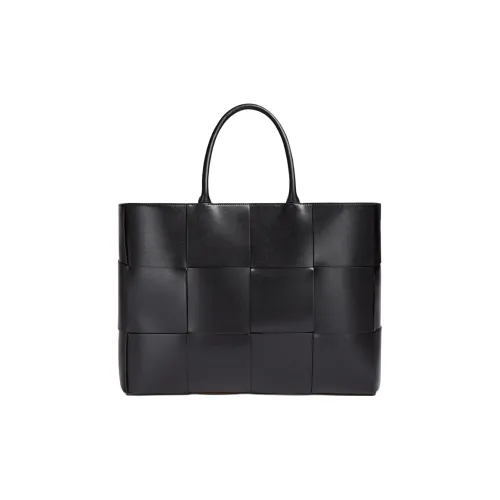 Bottega Veneta Arco Овечья кожа Сумка Большая Мужская Черная