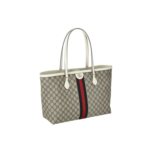 GUCCI Ophidia Холст и Кожа Сумка через плечо Женская