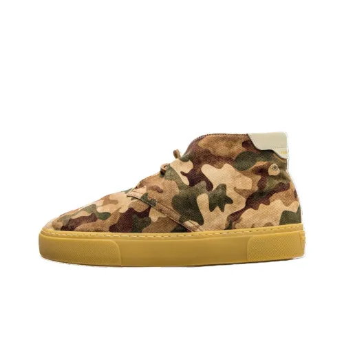 SAINT LAURENT Venice Кеды MID Топ Коричнево-зеленый Мужской