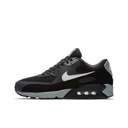 Nike Air Max 90 Essential Low Топ Кэжуал Унисекс Черный Серый