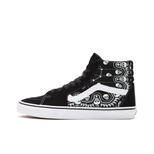 Vans SK8 High Кроссовки для скейтбординга Унисекс Белый Синий