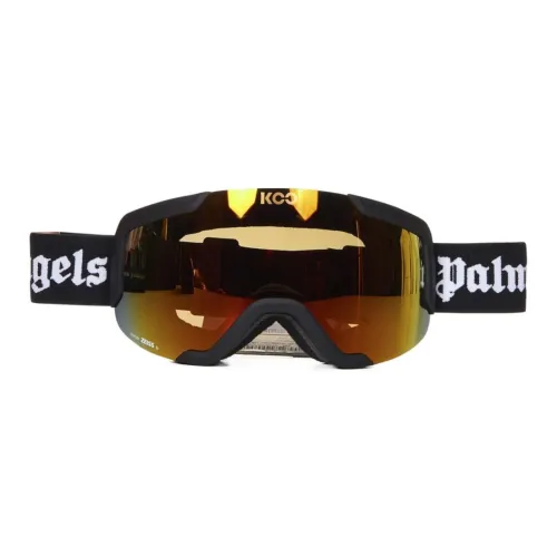 PALM ANGELS Нерегулярная форма Солнцезащитные очки Женские Черный