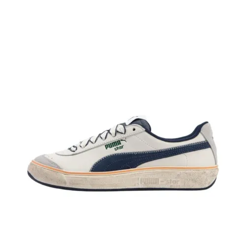 PUMA Star Skateserve Амортизация Низкие Кроссовки для Скейтбординга Унисекс Белый Синий