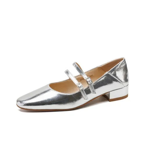 BalletCat Грубый каблук Мэри Джейн туфли 3 см женские