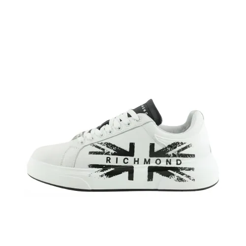 JOHN RICHMOND Низкие кроссовки для скейтбординга Мужские Белые