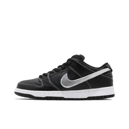 Diamond Supply Co. x Nike Dunk SB Черный Низкий Топ Скейтборд Кроссовки Унисекс Черный Бриллиант