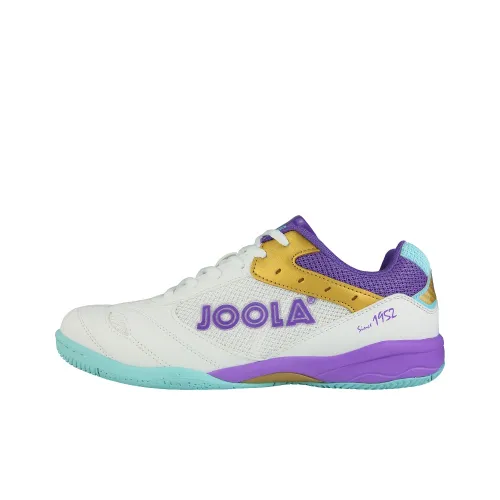 JOOLA Тренировочные кроссовки Low Top Белый/Фиолетовый/Золотой Унисекс