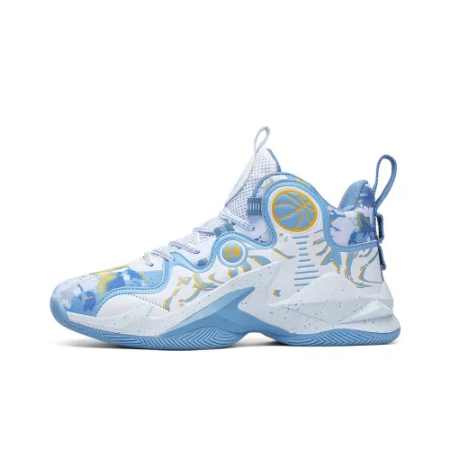 BANGNEY Slip-resistant Abrasion-resistant Breathable Coating Balance Lightweight High Top Basketball Shoes Unisex BANGNEY Противоскользящий Устойчивый к истиранию Дышащий Покрытие Баланс Легкий Высокий Топ Баскетбольные Кроссовки Унисекс