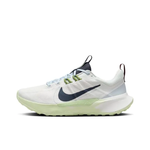 Nike Juniper Trail 2 Амортизация Устойчивость к истиранию Дышащие Низкие Кроссовки для бега по пересеченной местности Женские Белые Зеленые