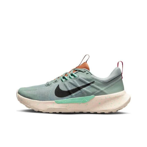 Nike Juniper Trail 2 Low Топ Беговые кроссовки Женские Зеленый белый