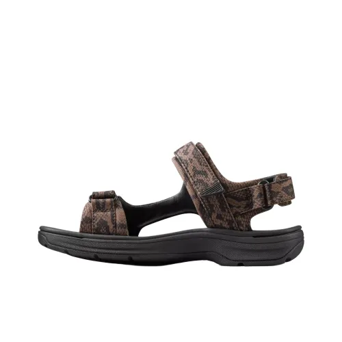 Clarks Пляжные сандалии Мужские Коричневые Черные