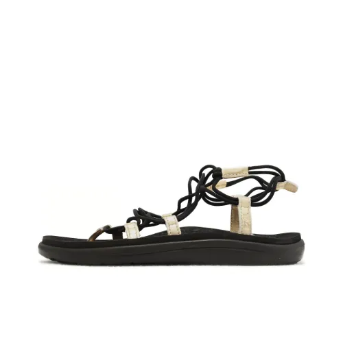 Teva Voya Infinity Металлик Пляжные Сандалии Женские Черные