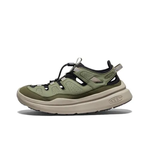 KEEN WK450 Амортизация и Дышащий Низкий Топ Casual Мужской Зеленый Черный