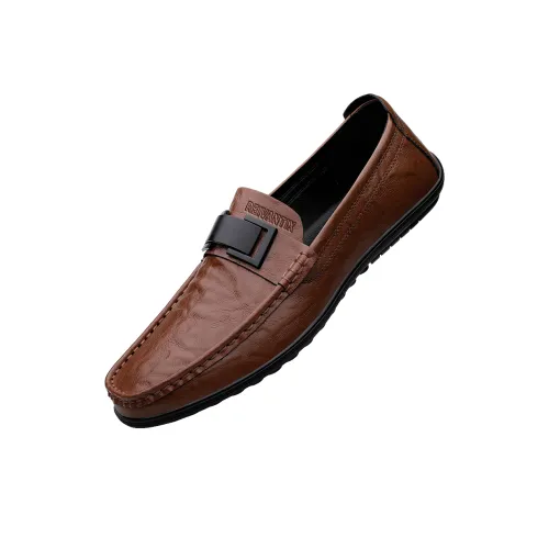 Reivantix Лоферы на резиновой подошве, коричневые, унисекс