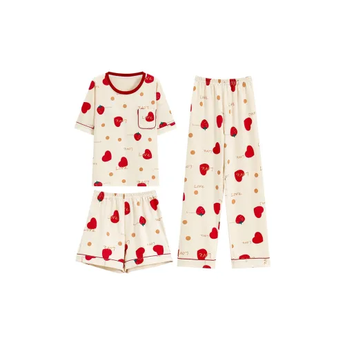 Mulong Family Пижамный комплект Женский Абрикос
