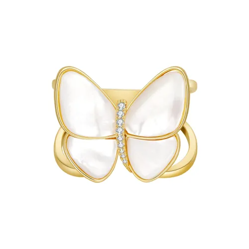 JAY Белая раковина Броши Женские