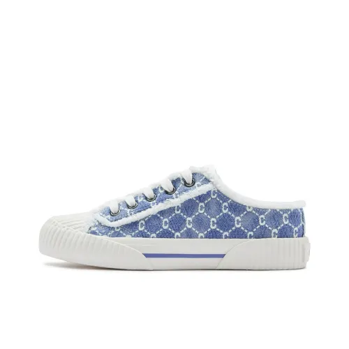 Champion Campus Low Top Скейтборд Кроссовки Женские Blue