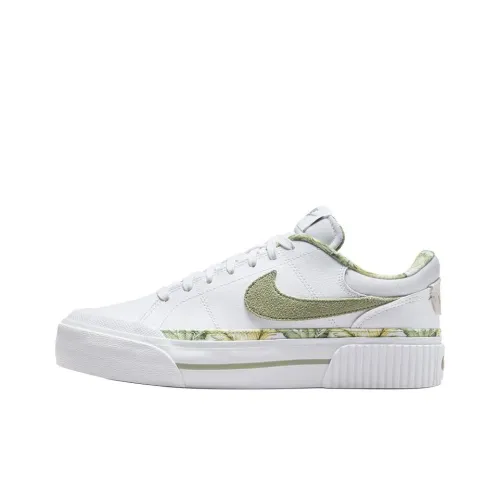 Nike Court Legacy Скейтборд Кроссовки Низкие Белые Женские