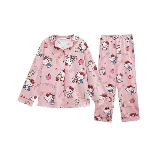 GUKOO Hello Kitty Oak Pink Women's Pajama Sets