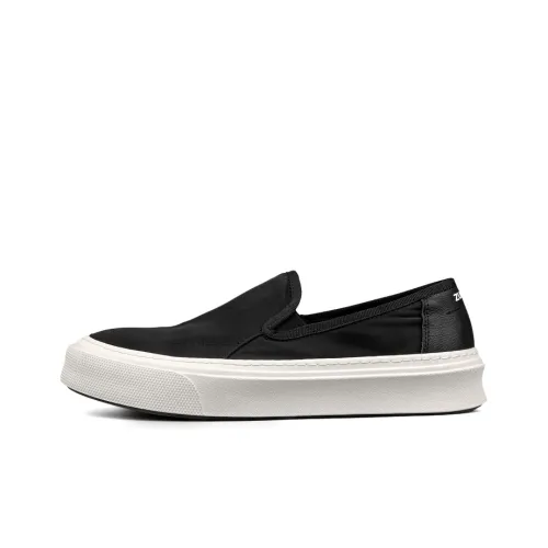 ZUOZHE Low-Top Canvas Shoes Мужские Черные