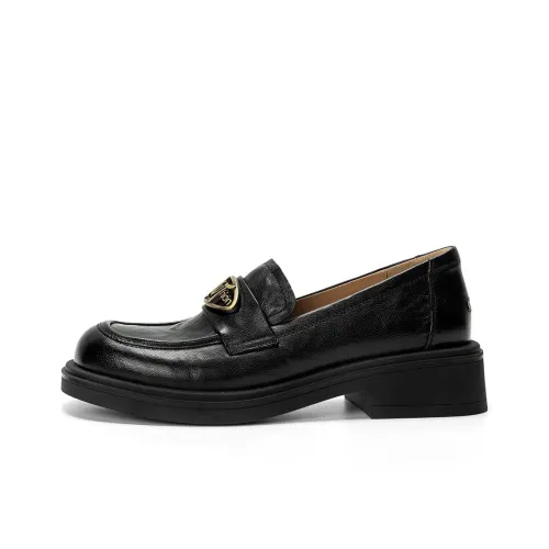 Q.VONTON Лоферы Черные Женские